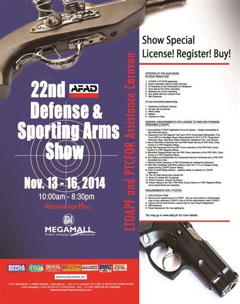 Sporting arms show returns in July .